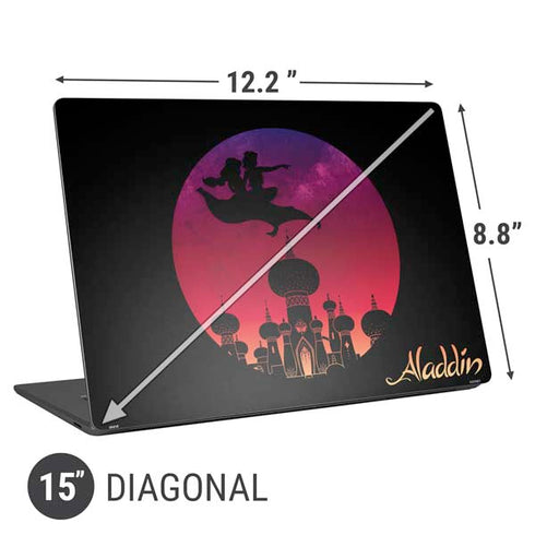 Disney Aladdin A Whole New World Art Universal Laptop 15in (12.2 x 8.8in) Skin